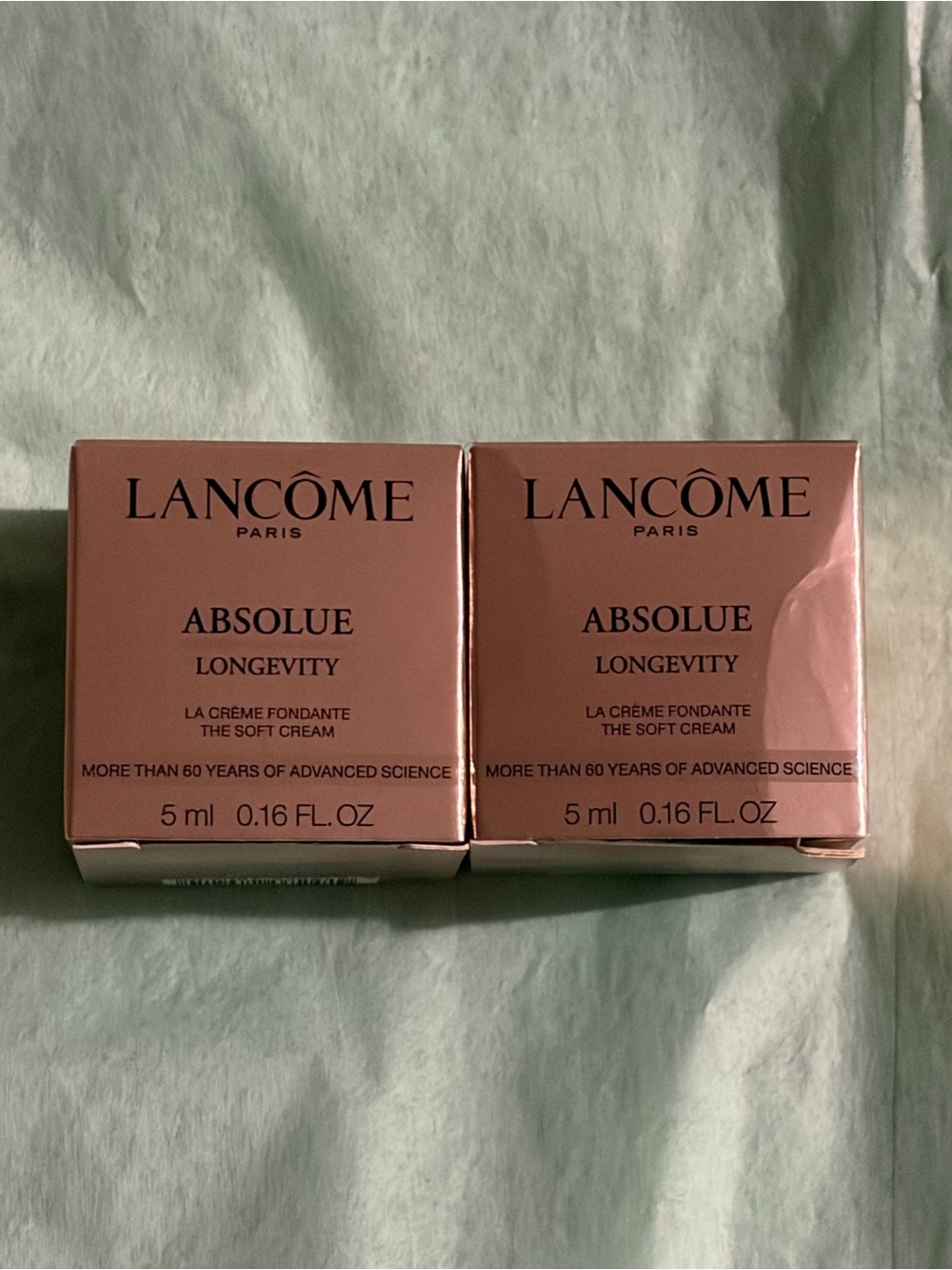 Absolue Longevity The Soft Cream Travel Sizes NIB .32 oz total $54.40 RV